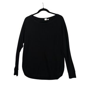 GAP Black Long Sleeve‎ Crewneck Pullover Sweater Women's Medium